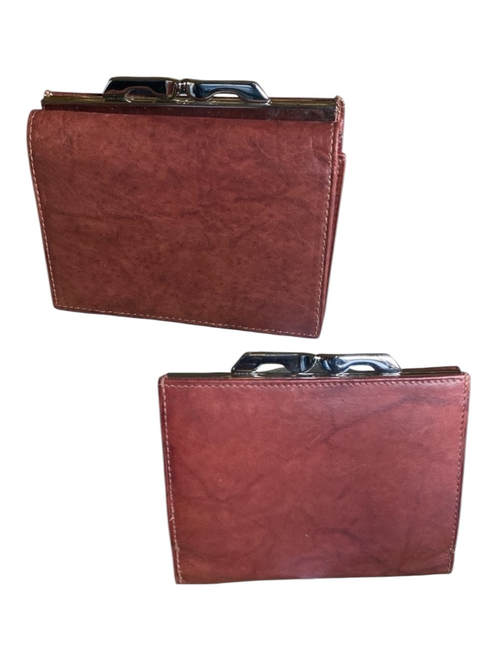 YL Genuine Brown Leather Tri-Fold Wallet GORPCORE 12 Card Slots Corpcore NEW